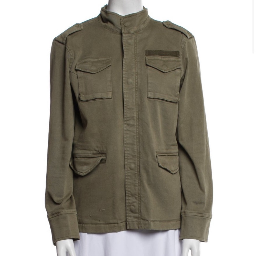 ANINE BING Olive Military Style Jacket